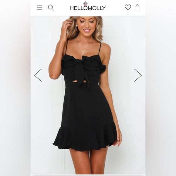 Hello Molly PERFECT LOVE DRESS BLACK - Picture 1 of 3